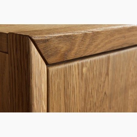 TV komoda na kovových nohách dub, Vilo 25