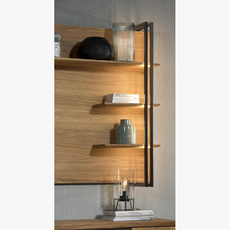 Nástenný závesný panel s policami, Vilo 40