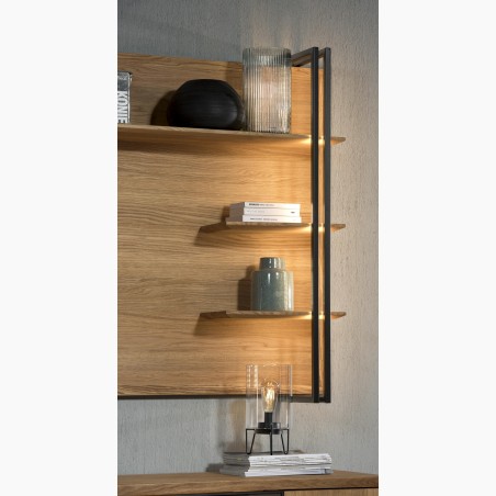 Nástenný závesný panel s policami, Vilo 40