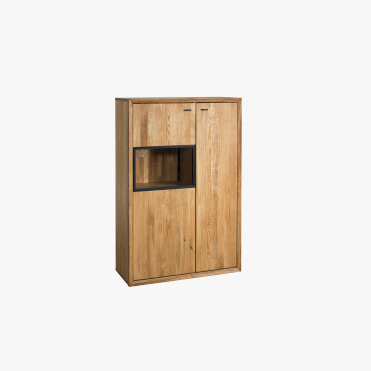 Malá vitrína dub s dvierkami, Vilo 45