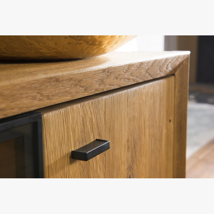 Príborník na kovových nohách dub, Vilo 47