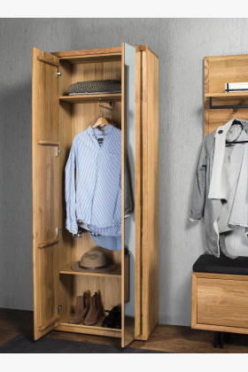 Šatníková skriňa do predsiene dub - Vilo 01 2