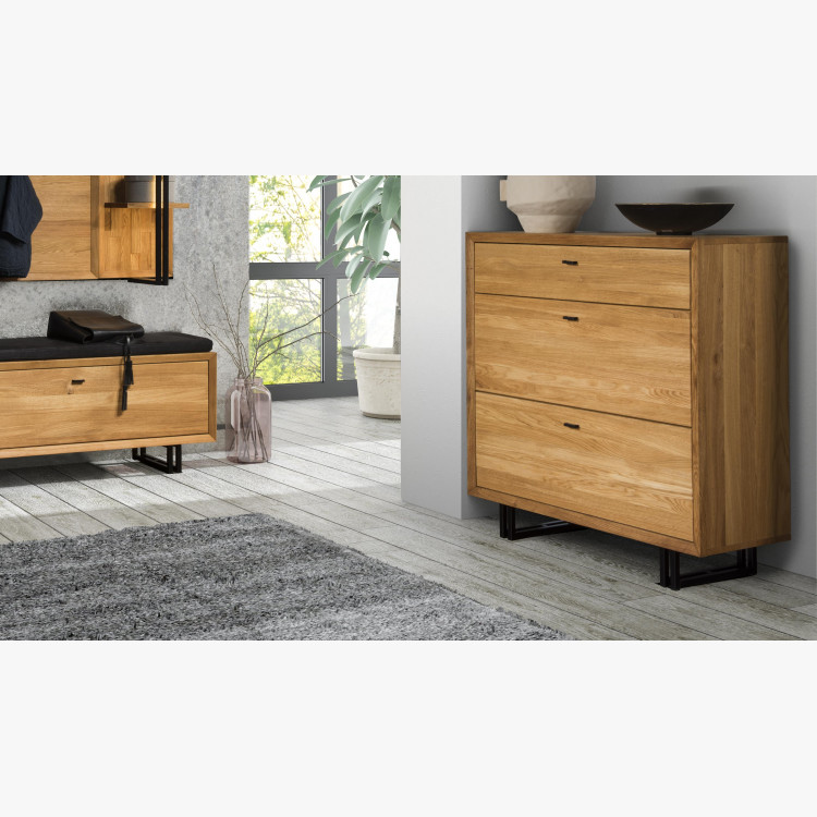 Dubový stojan na topánky na nohách, Vilo 10