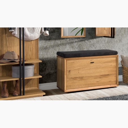 Stojan na topánky s vankúšom dub, Vilo 60