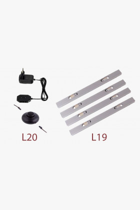 Beleuchtungsset Helsinki Modell 12 für Möbel Texas Jánošík