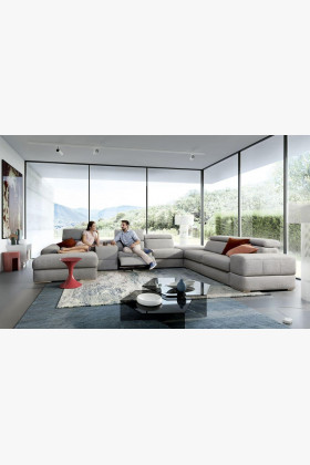 Veľké modulárne sedadlo do U - Plaza 2