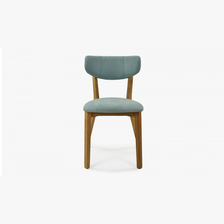 Látková stolička - nohy dub, Amisa svetlozelená , Jedálenské stoličky- 5