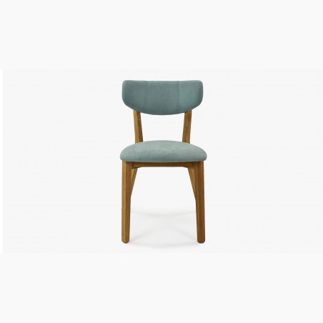 Látková stolička - nohy dub, Amisa svetlozelená , Jedálenské stoličky- 5