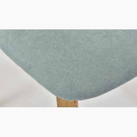 Látková stolička - nohy dub, Amisa svetlozelená , Jedálenské stoličky- 7