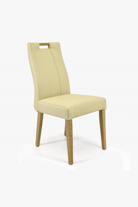 Esszimmerstuhl Jana Eiche Naturöl Premium Butterleder