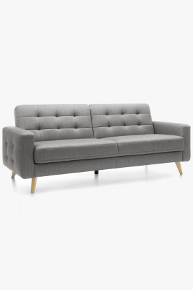 Dreisitzersofa Nappa mit Schlaf- und Stauraumfunktion, Stoff
