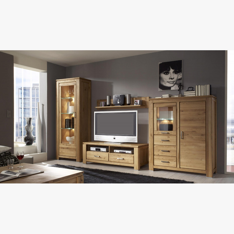 Obývacia zostava Dub, New line , Obývacie steny- 1