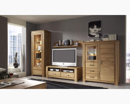 Obývacia zostava Dub, New line , Obývacie steny- 1