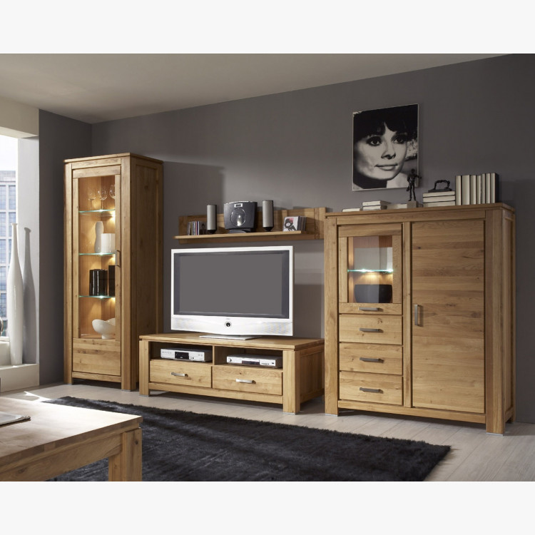 Obývacia zostava Dub, New line , Obývacie steny- 2