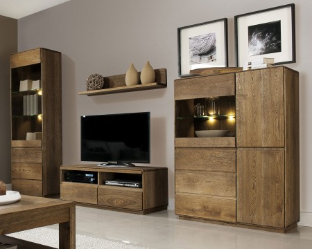 Drevená obývacia stena , Obývacie zostavy- 1