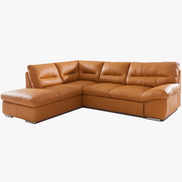 Rohová sedacia súprava - pravá koža Amber , William - roh na ľavej strane , Sedacie súpravy- 1