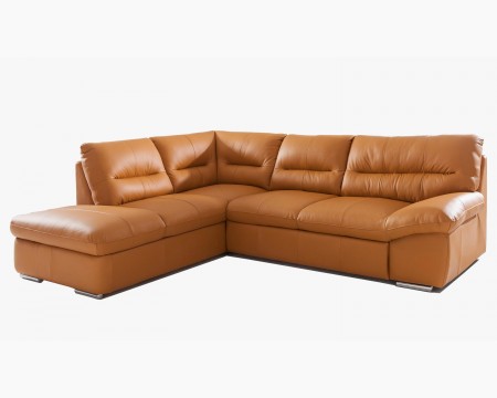 Rohová sedacia súprava - pravá koža Amber , William - roh na ľavej strane , Sedacie súpravy- 1