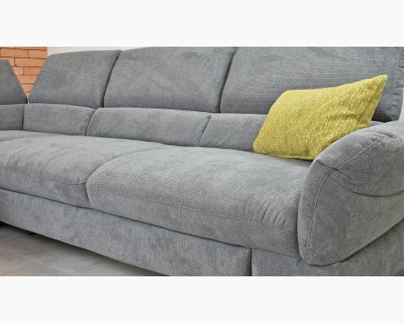 Rohová pohovka s rozkladacou pohovkou, látka Haiti rohová ľavá , Rohové pohovky- 8