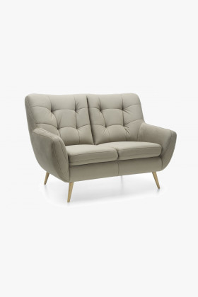 Skandinavisches Zweiersofa aus Aquaclean Stoff, modern