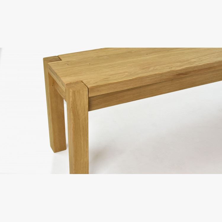 Drevená lavica z dubového masívu, Kobi