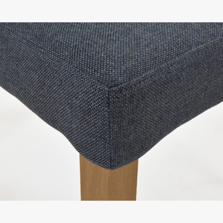 Moderná čalúnená stolička antracitová, Skagen , Jedálenské stoličky- 6