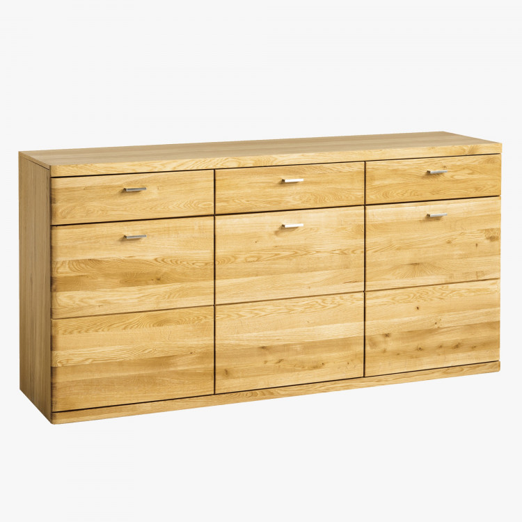 Dubová komoda Boston, typ 49 do spálne alebo obývačky , nábytok z masívu- 1