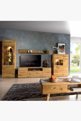 Luxusný nábytok do obývačky, dubový masív, Texas / Texas , Obývačkové zostavy- 1 2