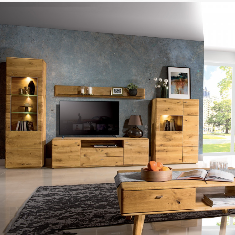 Luxusný nábytok do obývacej izby, dubový masív, Texas / Texas , Obývacie zostavy- 2