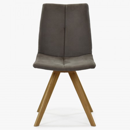 Jedálenská stolička, drevené nohy sivá - Tokio , Jedálenské stoličky- 7