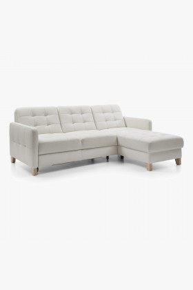 Skandinavisches Ecksofa Elio mit Schlaffunktion und