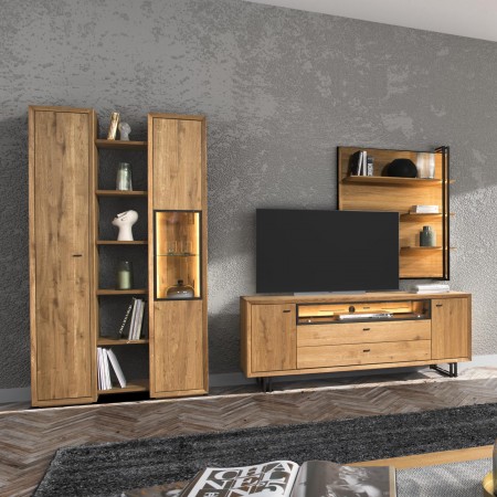 Nábytok do obývacej izby z dubového dreva, Vilo , Obývacie zostavy- 1