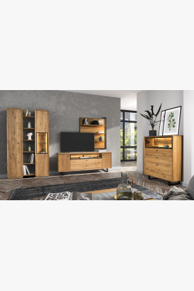 Nábytok do obývacej izby z dubového dreva, Vilo , Obývacie zostavy- 1 2