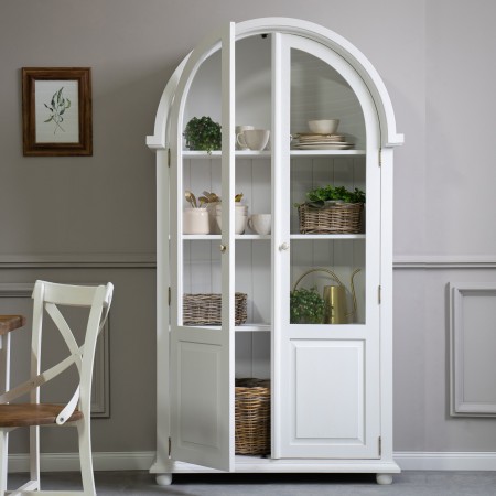 Vitrína Provence - drevená so sklom , Vitríny- 2