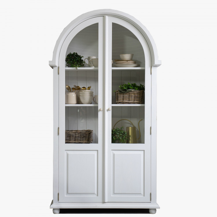 Vitrína Provence - drevená so sklom , Vitríny- 1