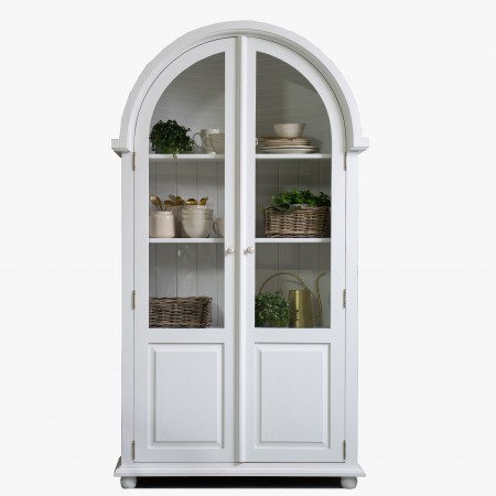 Vitrína Provence - drevená so sklom , Vitríny- 1