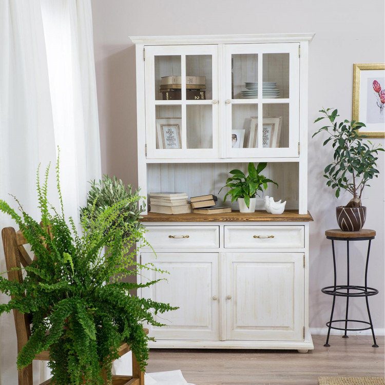 Sklenená vitrína v štýle Provence , nábytok Provence- 1