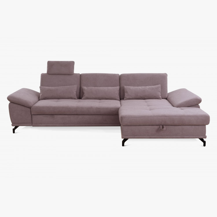 Rohová pohovka na kovových nožičkách, Costello - roh vpravo , Rohové pohovky- 7