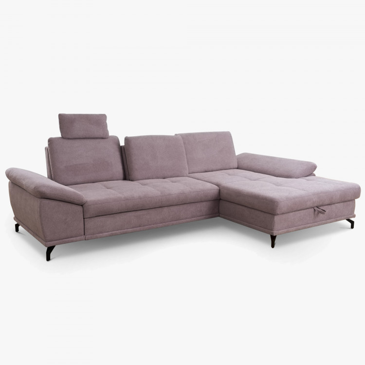 Rohová pohovka na kovových nožičkách, Costello - rohová vpravo , Rohové pohovky- 1