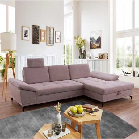 Rohová pohovka na kovových nožičkách, Costello - roh vpravo , Rohové pohovky - 2