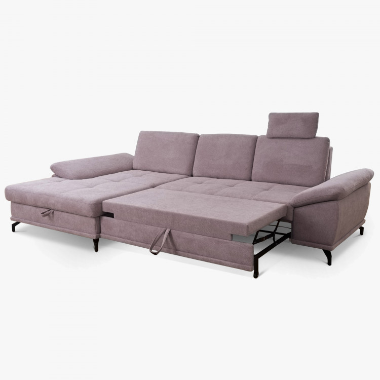 Rohová pohovka na kovových nožičkách, Costello - ľavý roh , Rohové pohovky- 4