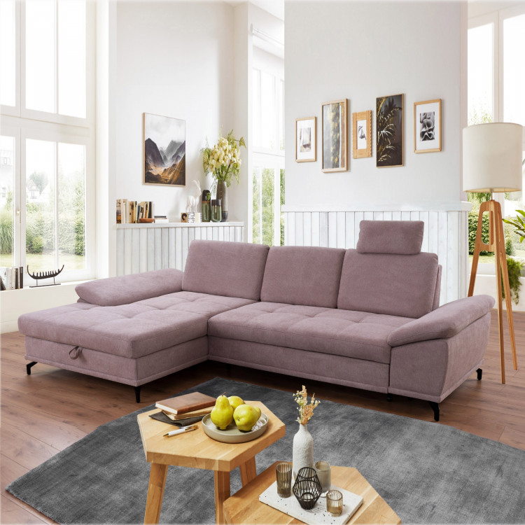 Rohová pohovka na kovových nožičkách, Costello - ľavý roh , Rohové pohovky- 2