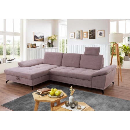 Rohová pohovka na kovových nožičkách, Costello - ľavý roh , Rohové pohovky- 7