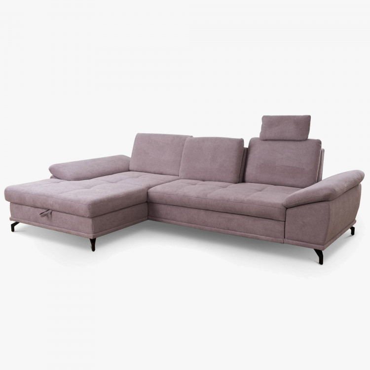 Rohová pohovka na kovových nožičkách, Costello - ľavý roh , Rohové pohovky- 1