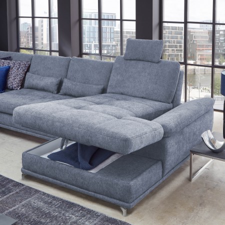 Pohovka v tvare U na kovových nohách, Costello - vľavo , Pohovky- 4