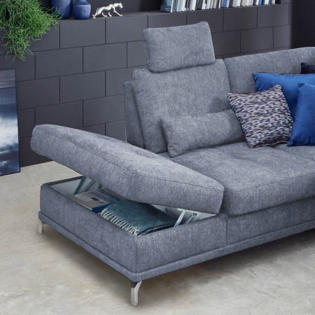 Pohovka v tvare U na kovových nohách, Costello - vľavo , Pohovky- 5