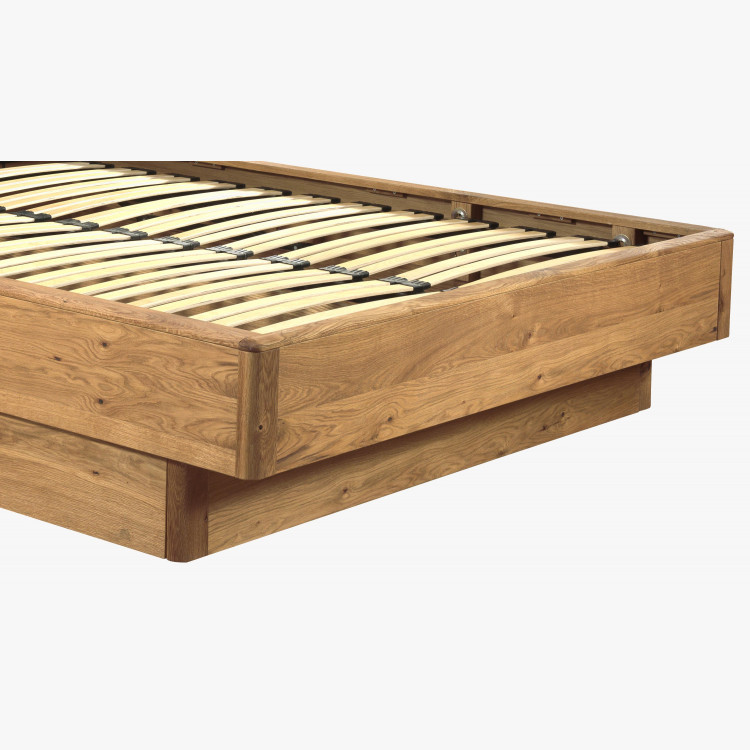 Postel z masivu dub s úložným prostorem , Texas