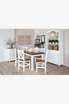 Drevená polica, Canne , nábytok Provence- 1 2