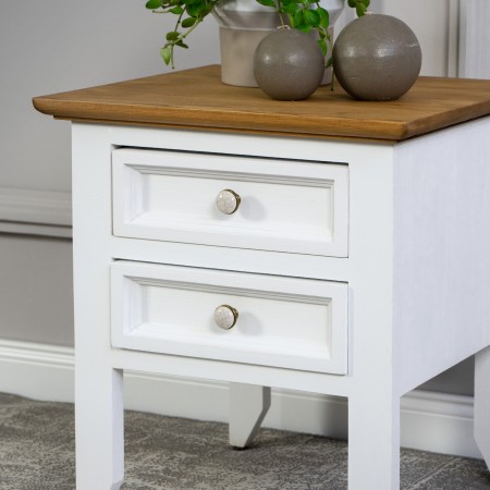 Dřevěný provence noční stolek, Lille typ 212 , Noční stolky- 4