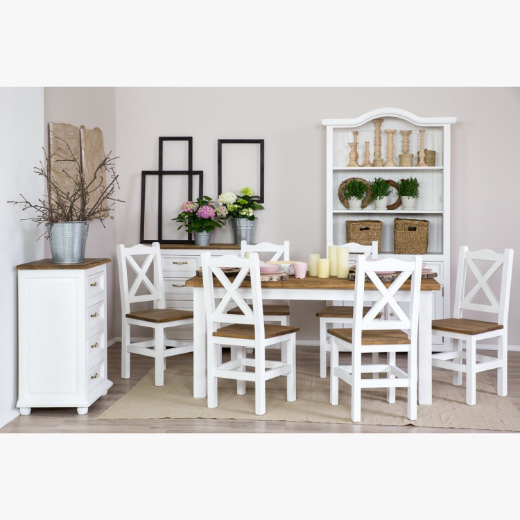 Drevená polica, Canne , nábytok Provence- 8