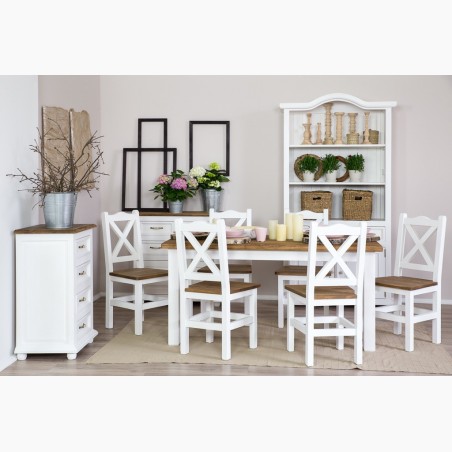 Drevená polica, Canne , nábytok Provence- 8